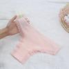Ropa interior de algodón 40% transfronteriza para mujer, bragas de algodón peinado transpirables y sexys con encaje, ropa interior de talla grande para mujer
