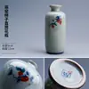Jarrón de Cerámica Adornos de Escritorio, Floreros Retro, Arreglos Florales Grandes Zen, Accesorios para el Hogar, Arreglos Florales Zen, Estilo Chino Mini
