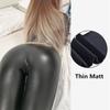 AliExpress ebay nuevo color pantalones de cuero pantalones de cuero PU leggings elásticos de cuatro lados pantalones de cintura alta de talla grande para mujer europeos y americanos