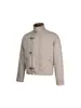 Hebilla de Avión Vintage Estilo Americano Chaqueta de Solapa para Hombre, Chaqueta Corta de Trabajo Retro Vintage Americana para Primavera y Otoño