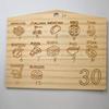 Dados de Haya de 12 Caras Dados Educativos Casuales Dados de Madera para Pareja de San Valentín Dados Poliédricos en Stock