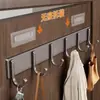 Gancho adesivo sem furos com alta capacidade de carga para banheiro, cabideiro de porta, armazenamento de chapéus, prateleira de parede para cozinha