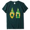 St. Camiseta de Dia de São Patrício Tamanho Europeu Feminino Pronta Camiseta Irlandesa Masculina e Feminina Feliz São. Dia de Patrício