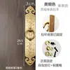Fechadura de Tela de Porta com Puxador Antigo Estilo Chinês Ferragens de Latão Anel de Porta Grande de Latão Puxador de Madeira Antigo