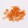 Llaveros con Anillas Abiertas Pintadas de Colores, Broches para Llaveros, Cadenas con Colas de Cuentas, Accesorios para Joyería DIY, Broches de Anilla de Acero Metálico, Venta al por Mayor