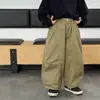 Ropa para Niños Tongku 2026 Otoño Nuevo Pantalones Cargo Versátiles de Retazos para Niños Estilo Coreano Algodón Puro Casual Pantalones de Niño Modernos