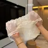 Calcinhas de Renda Macia Ondulada Sexy e Luxuosas com Cintura Costurada, Calcinhas Triângulo Leves e que Moldam o Quadril, Roupa Íntima Feminina de Alta Qualidade