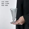 Jarrón de Vidrio Creativo Europeo para Encimera Decoración de Mesa de Noche en Casa Jarrón Decorativo Retro Exquisito para Tocador