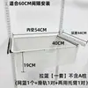 Pilar A Abridor Metal Armário Branco Grade de Armazenamento Prateleira Montagem Armário Suporte para Pendurar Roupas Braço Suporte Acessórios Gancho