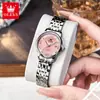 Oris Olevs Novo Relógio Feminino Ultrafino de Alto Padrão Versátil para Mulheres Trabalhadoras de Escritório Acessório de Moda à Prova d'Água Quartzo