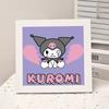 Animación de Dibujos Animados Nueva Pintura de Diamantes Kuromi DIY Juguetes de Pintura de Diamantes Hechos a Mano para Niños con Marco de Fotos Mesa Regalo