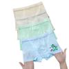 Ropa Interior para Niños Calzoncillos de Modal Seda de Hielo Antibacterianos Verano Finos Transpirables Calzoncillos de Dibujos Animados de Dinosaurios para Niños Medianos y Grandes
