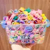 Selección estricta de goma elástica linda de dibujos animados para niña, no daña el cabello, liga para el pelo, cuerda para el pelo, tamaño pequeño, banda para el pelo, accesorios para el cabello para niños