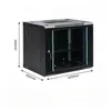 Gabinete de Servidor de Montaje en Pared 6U 9U 12U Multifuncional Gabinete de Bajo Voltaje para Interruptor de Monitoreo Acero Laminado en Frío Gabinete de Montaje en Pared