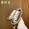 Lp Zapatos Blancos Zapatos de Hombre Zapatillas Deportivas Casuales Zapatos de Entrenamiento Moral Lp Zapatos de Cuero Planos Suela de Goma Cruda Planos para Mujer