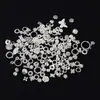 Acessórios de Liga de Cores Misturadas Estilo Chinês Óleo Gotejado Dourado Brilhante Prata Brilhante Pacote de Materiais Pulseira Feita à Mão Ornamento de Tecelagem Acessórios Atacado