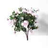 Flores de Azalea Artificiales, Flores Falsas para Paisajismo Suave, Ramilletes de Flores, Venta al por Mayor desde Fabricante, Plantas Artificiales de Alta Calidad