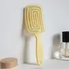 Peine Hueco en Forma de H Repelente de Mosquitos para Cabello de Alto Volumen, Peine Acanalado para Masaje del Cuero Cabelludo, Peine de Peluquería, Peine con Bolsa de Aire para Limpieza del Hogar