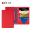 Set Protector de Pasaporte con Ranuras para Múltiples Tarjetas Modelo Nuevo Transfronterizo, Estuche de Pasaporte de Cuero PU Engrosado al por Mayor, Portapasaporte de Cuero en Blanco