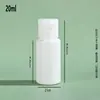 Fábrica de Origen Botella de Plástico Blanca Pe con Tapa Flip-Top Mariposa, Botella para Subempaque, Botella de Empaque para Cuidado Personal y Químicos de Uso Diario, Al por Mayor en Stock
