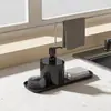 Caja de jabón para encimera de cocina, escurridor de trapos de acero inoxidable, dispensador de jabón, escurridor de detergente de prensa manual, venta al por mayor del fabricante