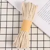 Stock Listo del Fabricante 3mm* 5m Hilo de Algodón de Colores Hilo para Tejer Cuerda Hecha a Mano DIY Tapiz Bohemio Cinta Tejida