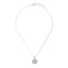 Estilo coreano nueva cadena de clavícula de plata de ley S925 para mujer forma de rosa diseño con incrustaciones de circonita completa sentido del diseño collar para mujer venta al por mayor