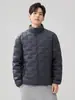 90% Plumón de Pato Otoño/Invierno 2026 Nueva Chaqueta de Plumón para Hombre Ligera Blanca de Plumón de Pato Chaqueta con Cuello Alto Moda