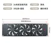 Gabinete de Red Doméstica de Marco Abierto de 19 pulgadas Gabinete para Equipos 1-32U Gabinete de Almacenamiento para Routers