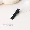 Série Minimalista Preta Presilhas Laterais Presilhas Bico de Pato Presilhas Raiz do Cabelo Acessórios Atacado Presilhas de Cabelo de Metal DIY Acessórios de Penteados Ornamentos de Cabelo