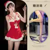 Ropa Íntima Sexy Luna Privada Puro Deseo Navidad Año Nuevo Bata Europea y Americana Cos Santa Claus Tentación Abstinencia Camisón Sexy