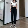 8706 Pantalones Jogger de Seda de Hielo para Mujer, Primavera/Otoño, Finos, Corte Holgado, Adelgazantes, Versátiles, Frescos, Casuales, Pantalones Harem de Linterna