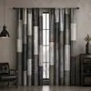 Cortinas de Impresión Digital Geométrica de Venta Caliente del Fabricante Transfronterizo Cortinas Decorativas Geométricas Irregulares Simples Dropshipping TEMU