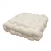 Nuevo cojín decorativo de lana de cordero estilo ins, cojín cuadrado tejido DIY para silla, cojín para asiento de sofá, cojín decorativo para ventanales