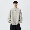 Moletom Tie-Dye Masculino Novo Outono/Inverno 2026, Moderno e de Alta Qualidade, Caimento Solto, Gola Redonda Pulôver para Adolescentes