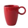 Taza de Café Cerámica Tres Colores Estilo Casual Taza para Espresso Latte Art Transfronteriza Europea Juego de Taza y Platillo para Café Italiano