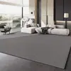 Tapete Sala de Estar Tapete Luxo Leve Alta Qualidade Cinza Minimalismo Italiano Quarto Tapete ao Lado da Cama Casa Sofá Tapete de Piso de Pelo em Laço
