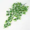Parede Pendurada de Hera Artificial Verde Transfronteiriça, Trepadeira Artificial Sempre-Viva Decoração de Casa, Cesta Suspensa de Plantas Verdes, Parede Pendurada de Flores Artificiais, Flores Artificiais
