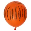 Balão de Látex com Estampa de Animal Tema Selva Novo Cruzamento Balão com Estampa de Gipsofila Conjunto de Balões para Festa de Revelação de Gênero