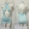 Pijama sexy para estar en casa con almohadilla para el pecho, fino encaje de seda helada, tirantes huecos, camisón francés, Colección 3