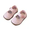 Zapatos de malla de cuero para bebé niña, infantil, preescolar, estilo nuevo primavera y otoño 2026, suela suave, transpirables, poco profundos, zapatos de princesa