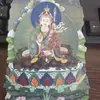 Transferencia para Atraer Riqueza y Proteger el Hogar Imán de Refrigerador de Madera Buda Thangka Regalo Conmemorativo de Viaje Imán de Refrigerador Magnético Cultural y Creativo