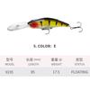 Mino Luya Señuelo Falso 85Mm/17.5G Mino Flotante de Largo Alcance Pesca de Agua Dulce Boca Inclinada Caballa Lubina 9195