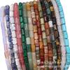 Cuentas cilíndricas de ágata de ojo de tigre de 6 x 10 mm, cuentas sueltas para pulseras, accesorios para manualidades