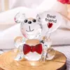 Espejo Cruzado Amazon Mariposa de Cristal Bola de Cristal Adornos Animales Pequeños Creativos Decoración de Coche Manualidades Regalos Navideños