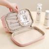 Ins Bolsa Cosmética New Toast para Mujer de Gran Capacidad Portátil para Viaje Almacenamiento Bolsa de Lavado Sentido Avanzado Bolsa de Almacenamiento de Doble Capa