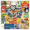 Estilo Ins Coreano Lindo Dibujos Animados Cuaderno Funda para Teléfono Móvil Taza de Agua Manual de Bolsillo DIY Graffiti Decorativo Pegatina Autoadhesiva de PVC