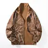 Chaqueta Reversible Nueva Qisenswei para Hombre, Primavera y Otoño, Estampado Completo de Letras, Marca de Moda, Elegante Estilo Americano para Primavera y Otoño