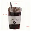 Clip Creativo para Taza de Café, Pinza Personalizada para el Cabello en la Parte Posterior de la Cabeza, Pinza de Tiburón, Pinza para Cola de Caballo con Forma de Comida Simulada, Venta al por Mayor de Accesorios para el Cabello
