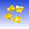 Al por mayor 8 mm/10 mm/14 mm agujero recto cristal mariposa DIY material para pulsera collar pendientes joyería accesorios para ropa